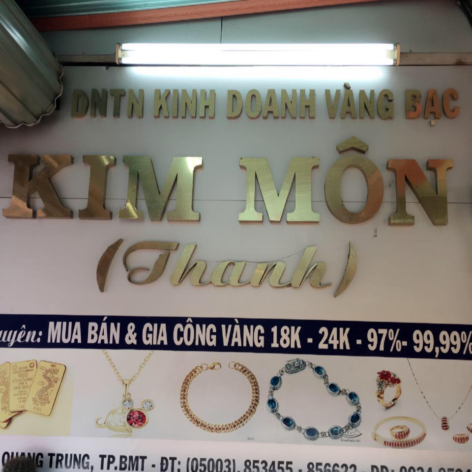 Tiệm vàng Kim Môn ở Buôn Ma Thuột