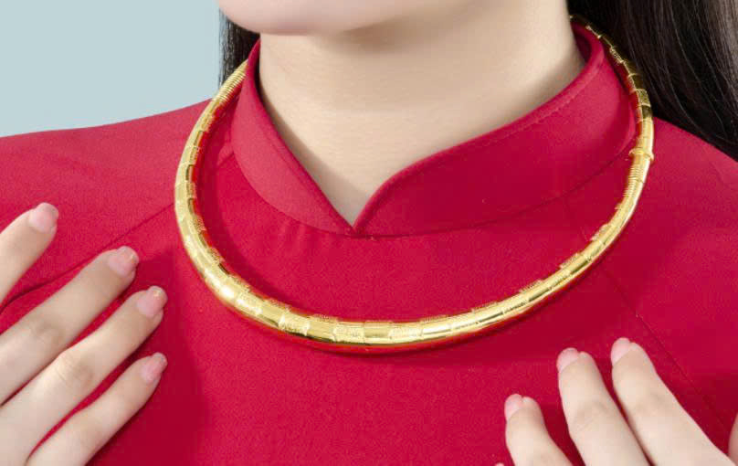 Kiềng vàng cưới là vàng gì